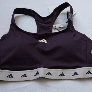 Adidas Women's Purple and Cream Swim Top